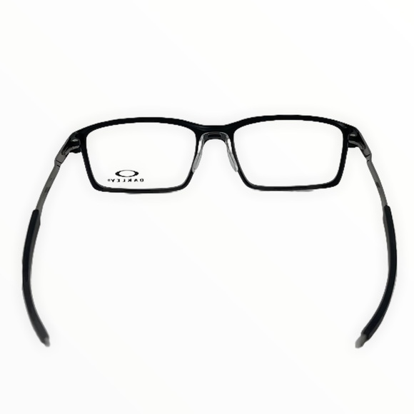 Oakley Men’s Eyeglasses OX8097 Steel Line S Satin Black Rectangular - Picture 5 of 11